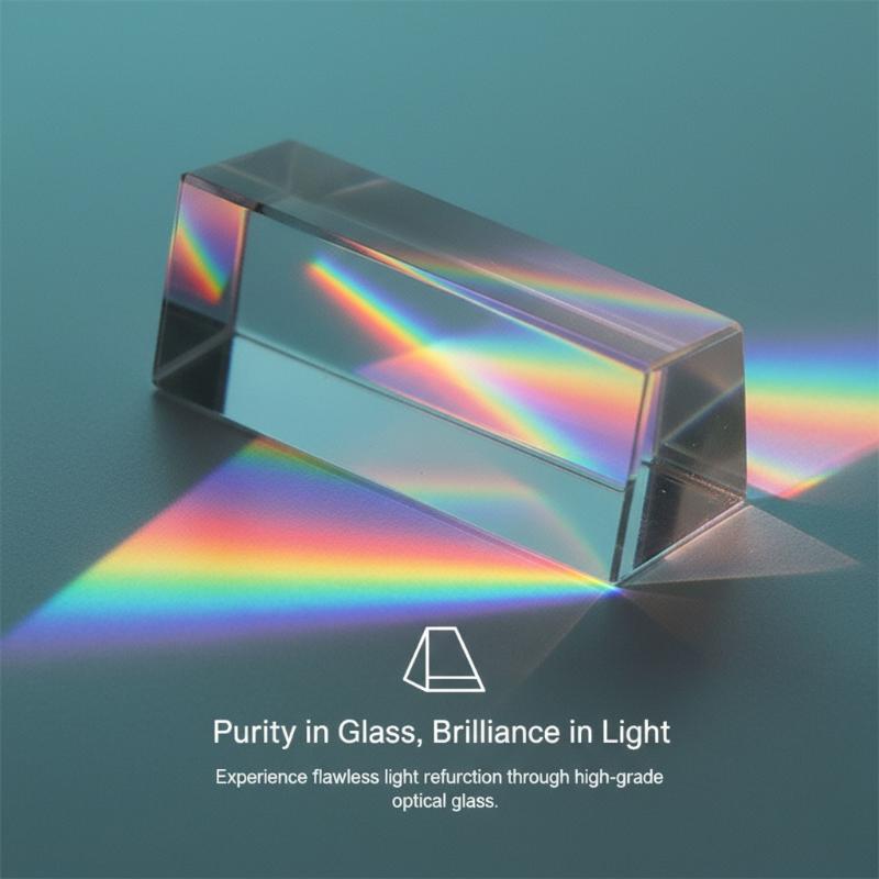 Lighting Glass Photography - Educational Glass Prism for Light Spectrum