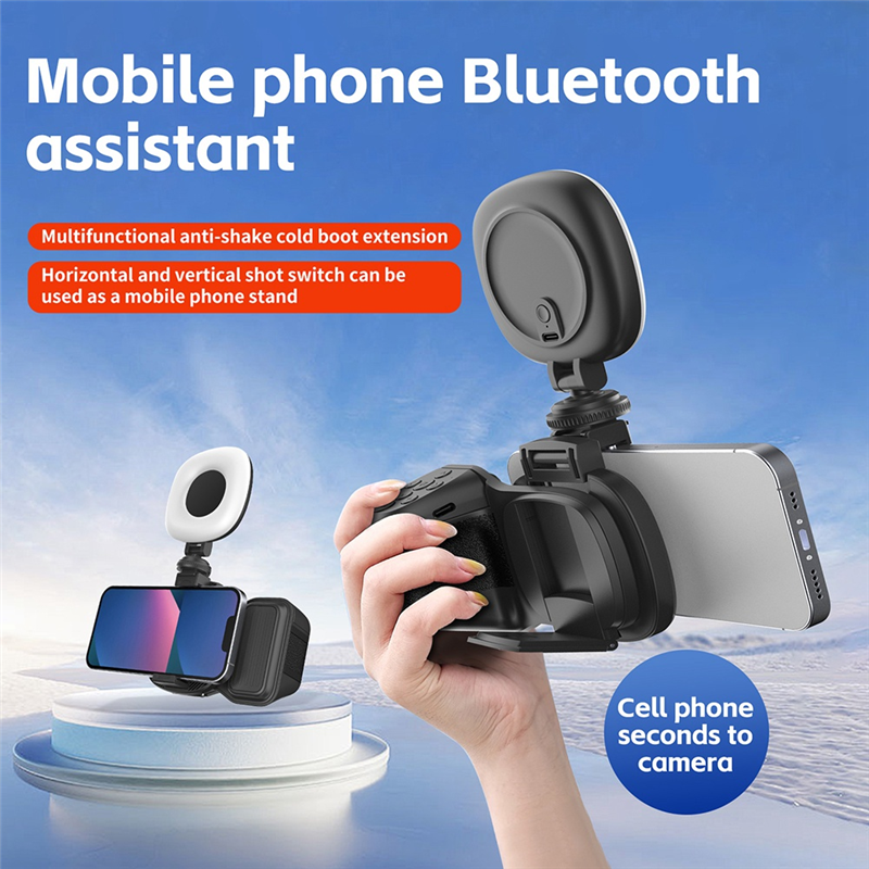 Photography Lighting Handheld - ABWP-Phone Bluetooth Handheld Sefile Stick Handle