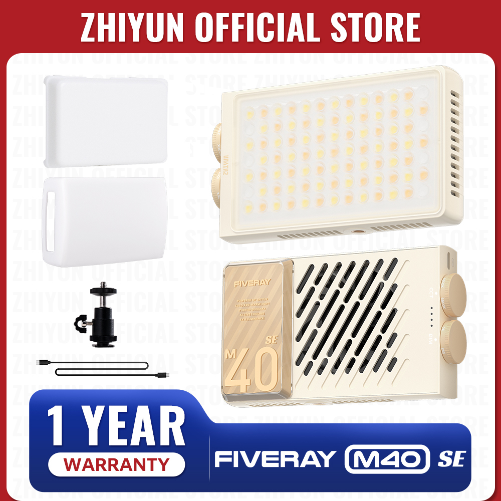 Photography Lighting Handheld - ZHIYUN Official FIVERAY M40 SE 40W