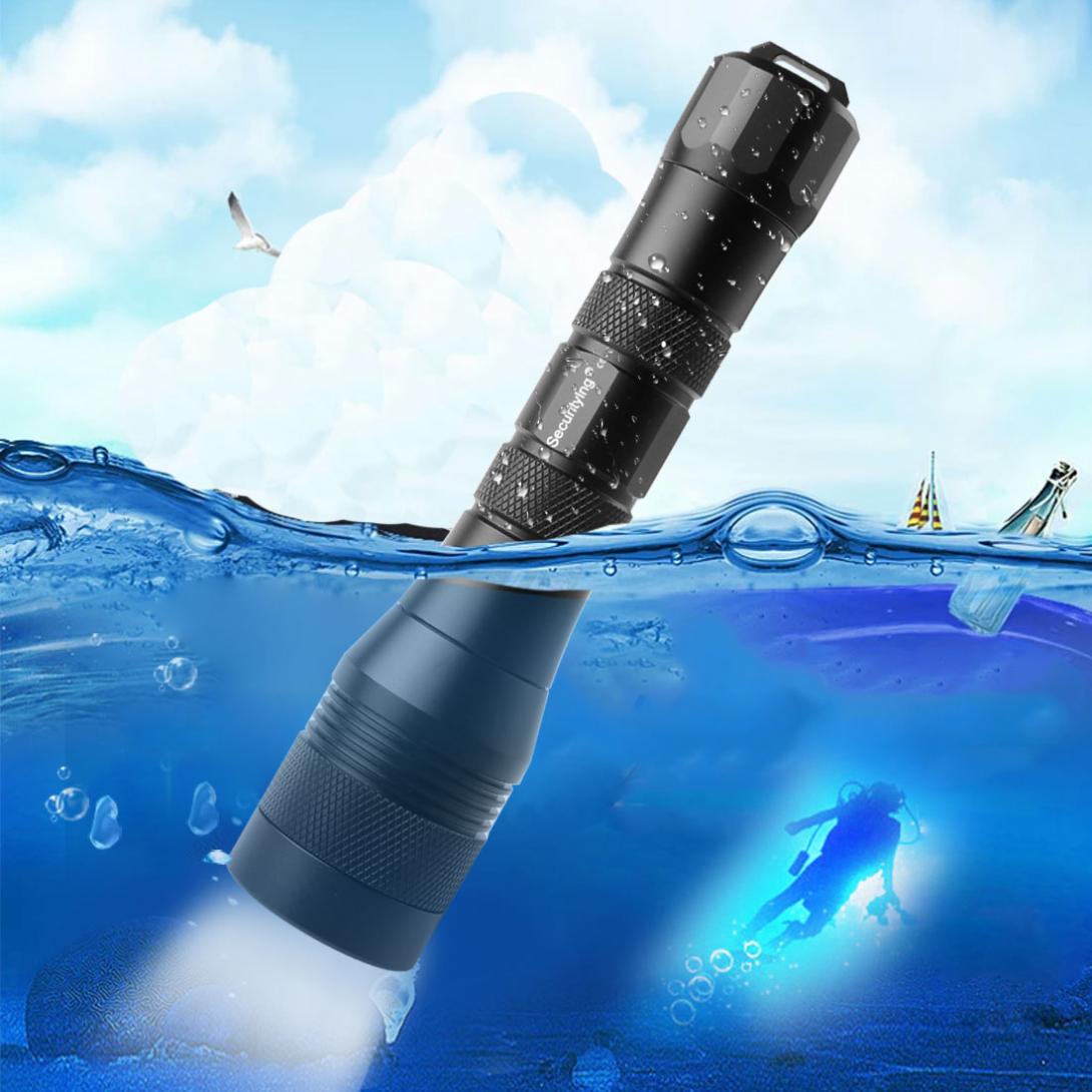 Photography Lighting Angles - LED Diving Flashlight Wide 120 °/