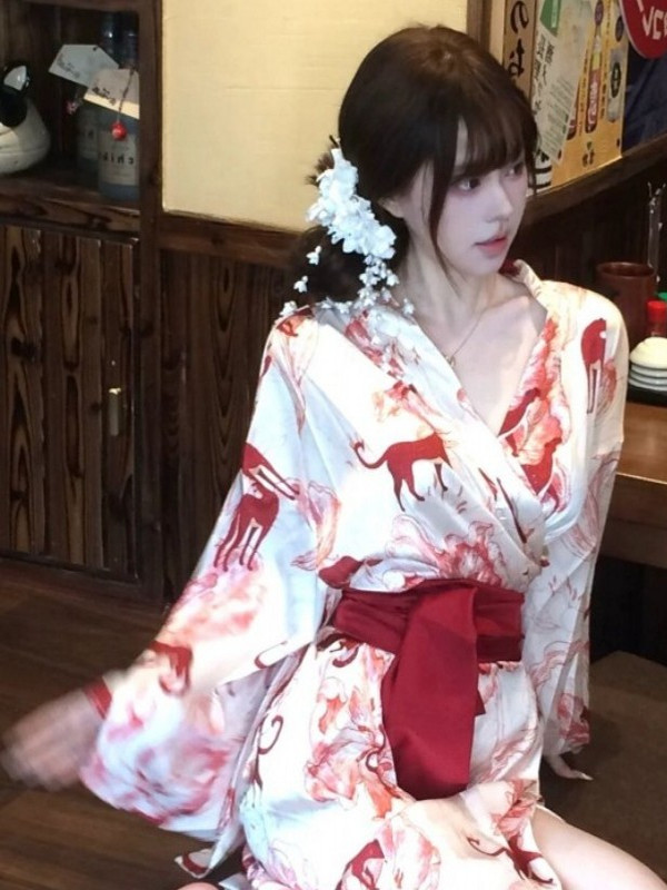 Lighting In Photography - New Chinese Style Sleepwear Hanfu Thin