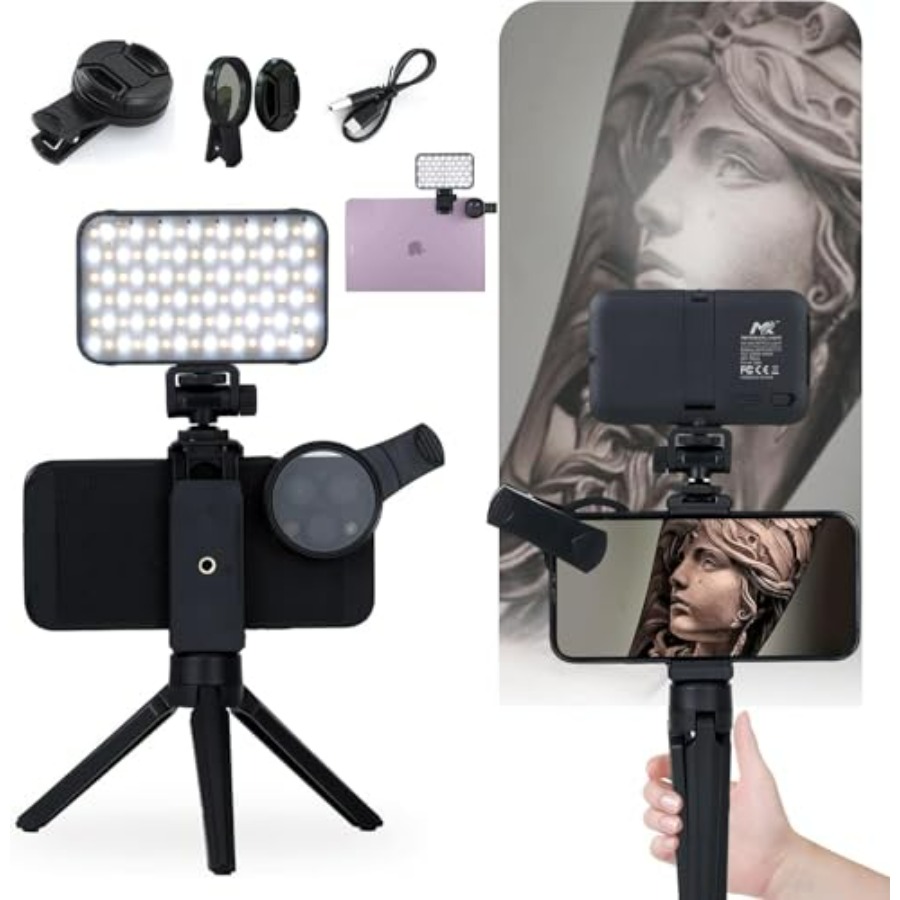 Photography Lighting Angles - 120 Led Tattoo Light Kit for