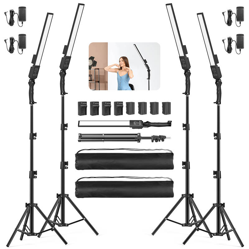 Photography Lighting Wand - 4pcs LED Photography Studio Lighting Hand