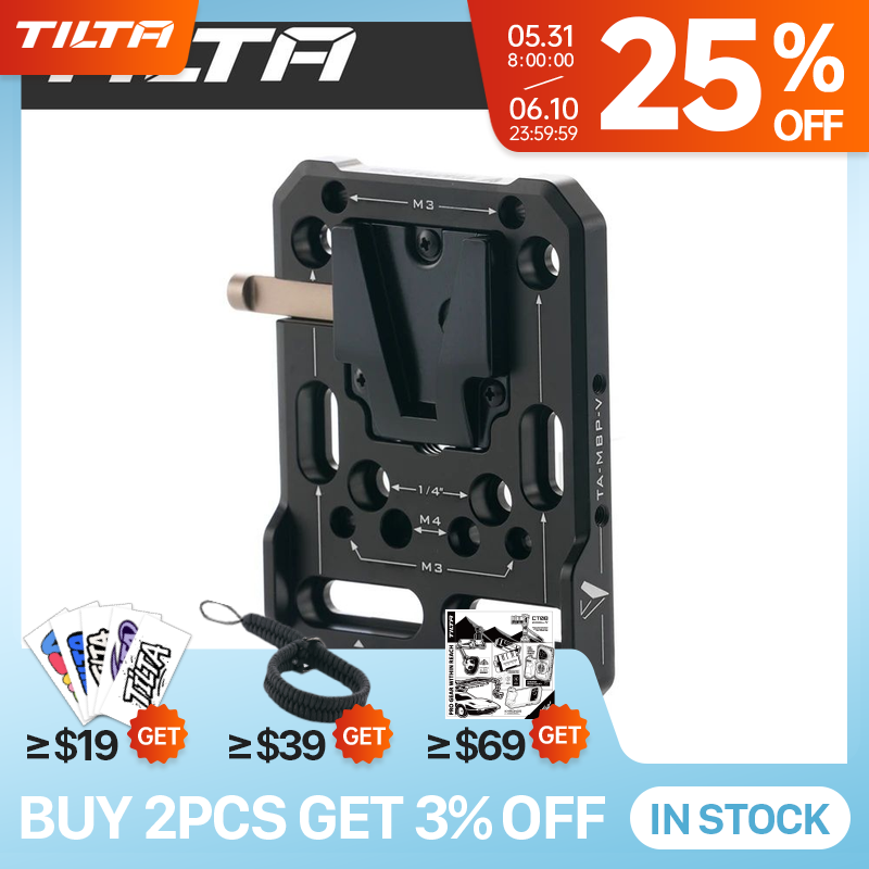 V Mount Battery - TILTA Pocket V-Mount Battery Plate for
