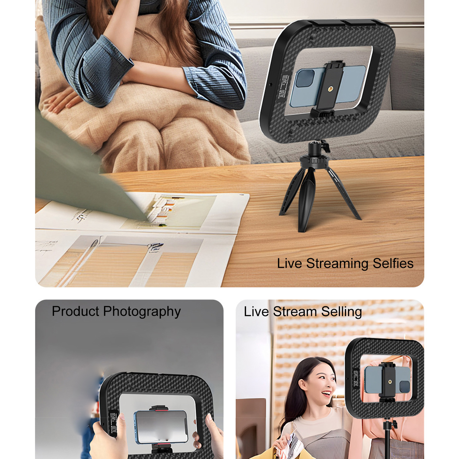 Handheld Rings Selfie Light Re - Photography Lighting Handheld recensione e prezzo