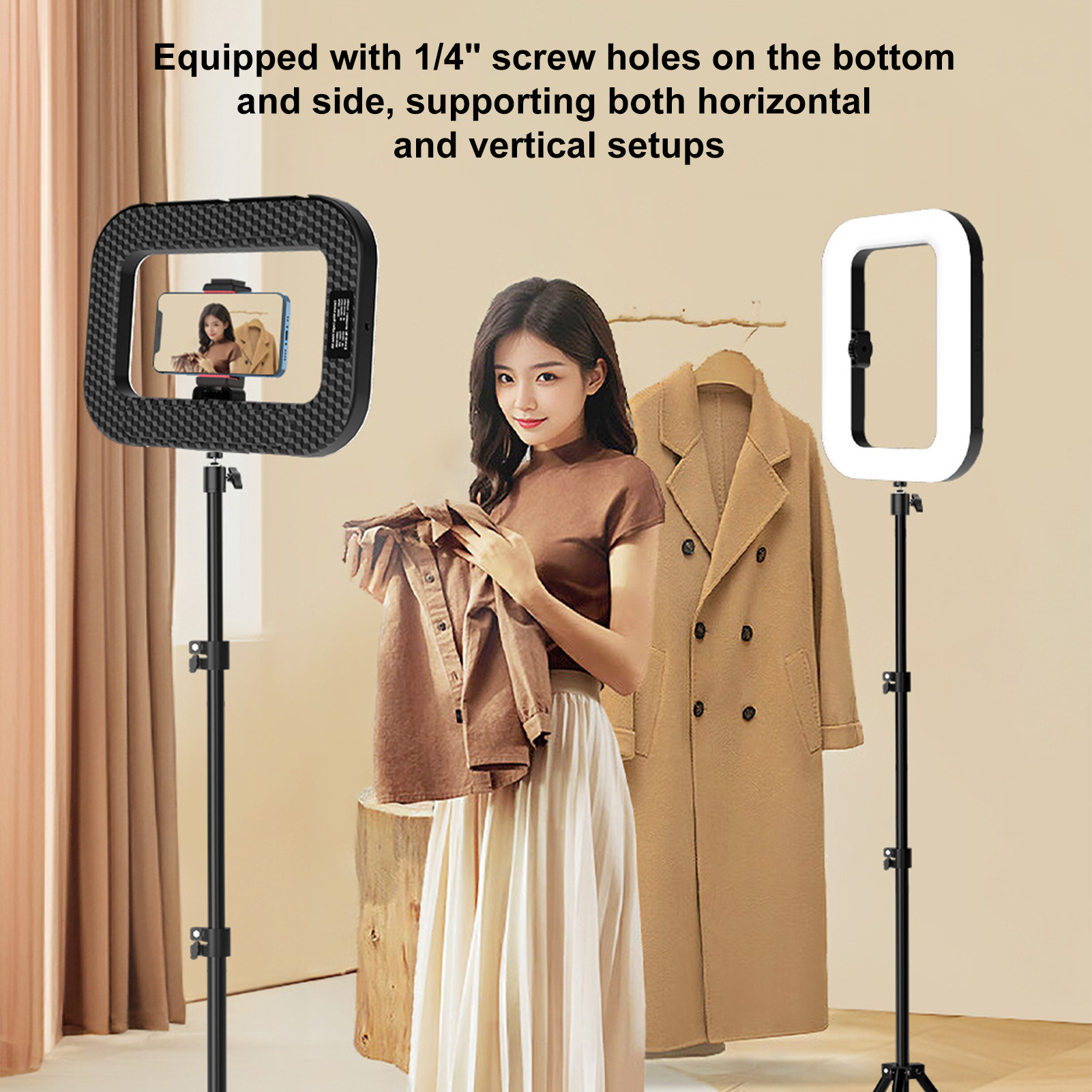 Handheld Rings Selfie Light Re - Photography Lighting Handheld recensione e prezzo