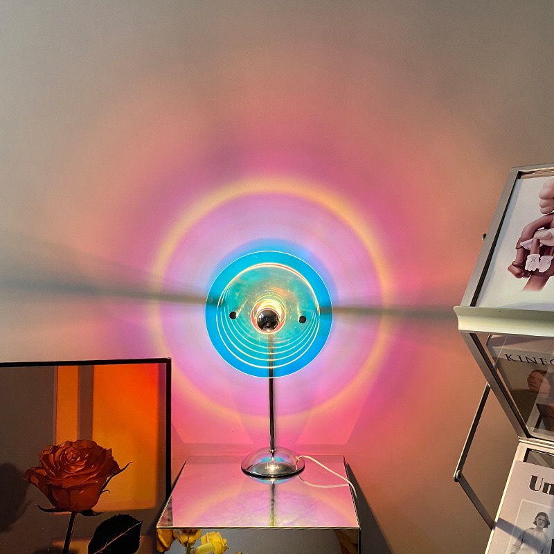 Sunset Table Lamp Projection R - Lighting Glass Photography recensione e prezzo