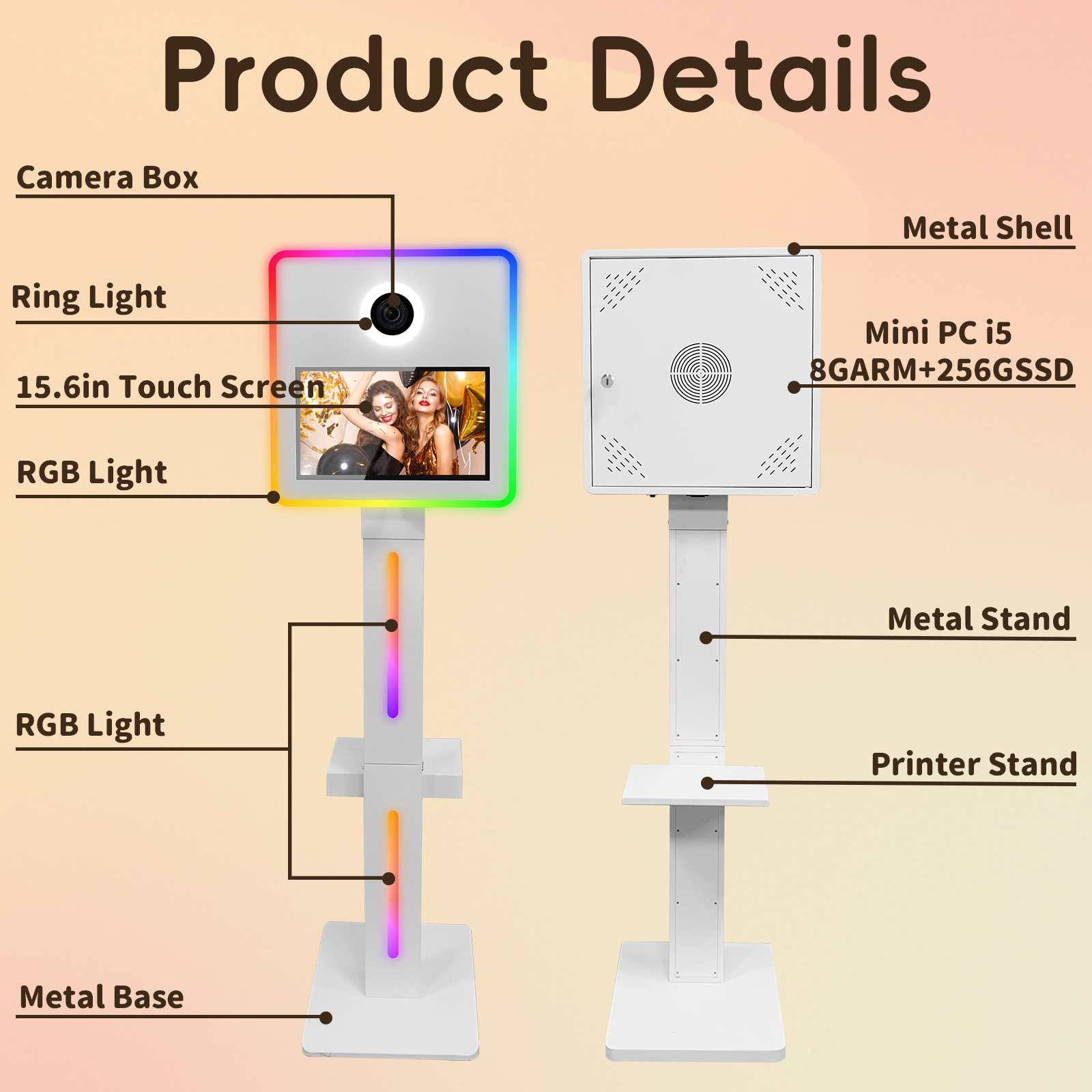 DSLR Photo Booth Machine with  - Iris Photography Led Lighting Pack recensione e prezzo