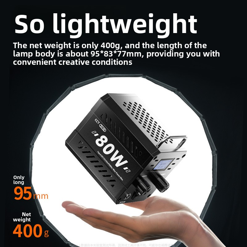 ZU80 80w Handheld Exterior Lam - Photography Lighting Portable recensione e prezzo