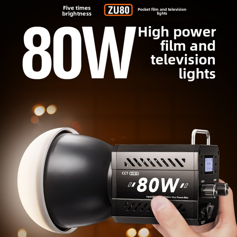 ZU80 80w Handheld Exterior Lam - Photography Lighting Portable recensione e prezzo