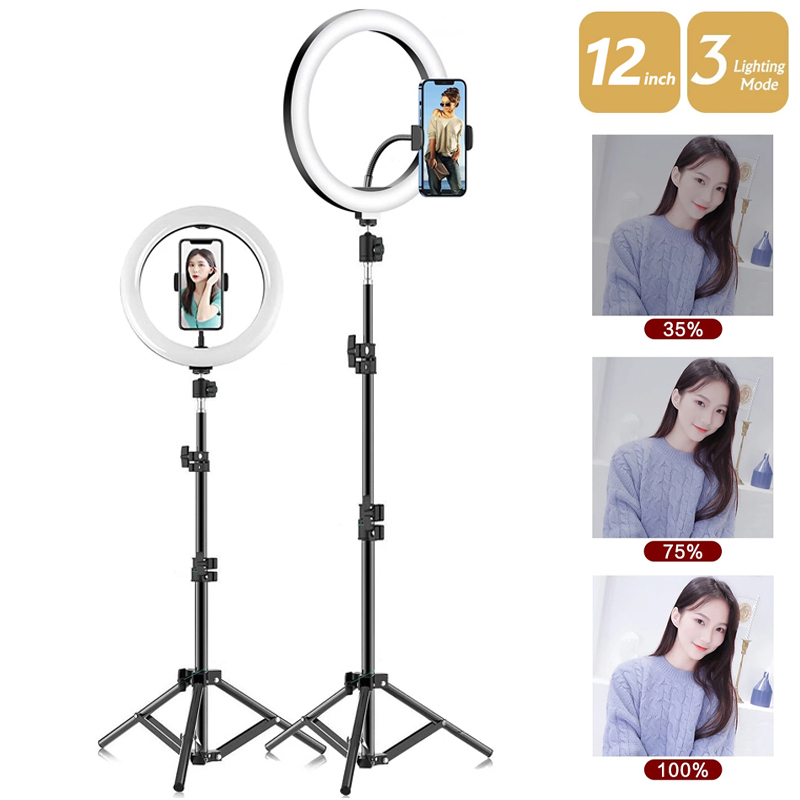 LED Round Lamps Dimmable Ring  - Iris Photography Led Lighting Pack recensione e prezzo