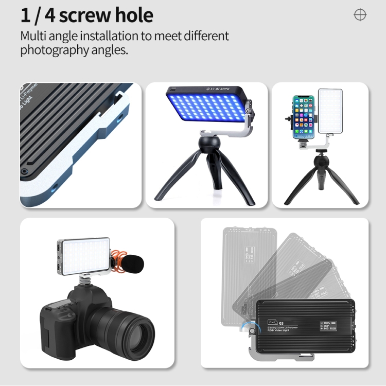 Pixel G3 Flat Panel RGB Fill L - Photography Lighting Handheld recensione e prezzo