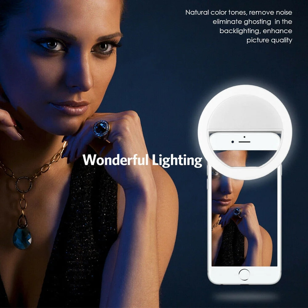 USB Charging LED Selfie Ring L - Photography Lighting Effects recensione e prezzo