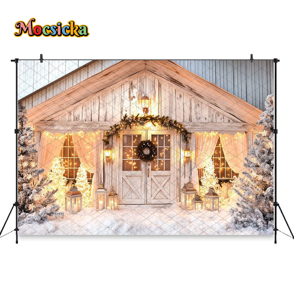 Mocsicka Christmas Barn Door B - Photography Lighting Indoor recensione e prezzo