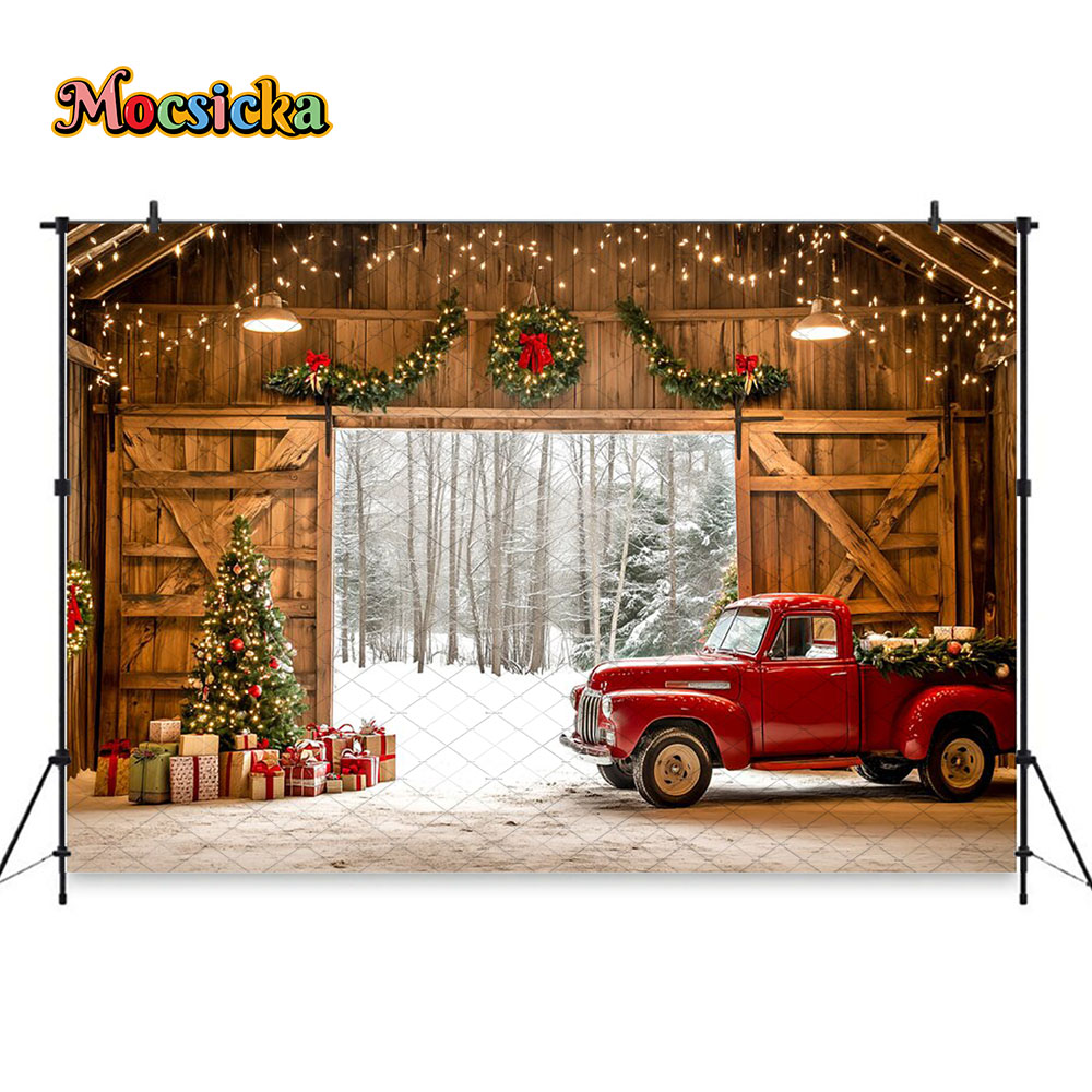 Mocsicka Christmas Barn Door B - Photography Lighting Indoor recensione e prezzo