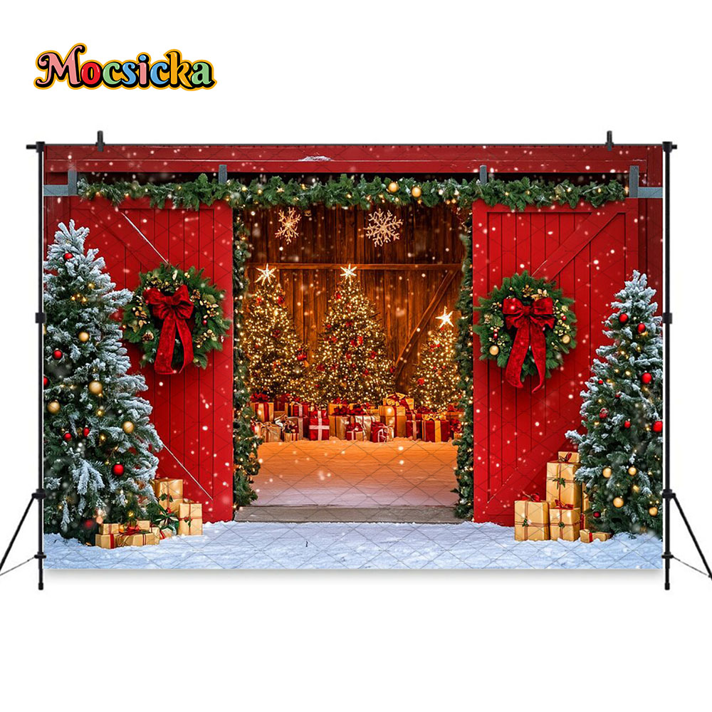 Mocsicka Christmas Barn Door B - Photography Lighting Indoor recensione e prezzo