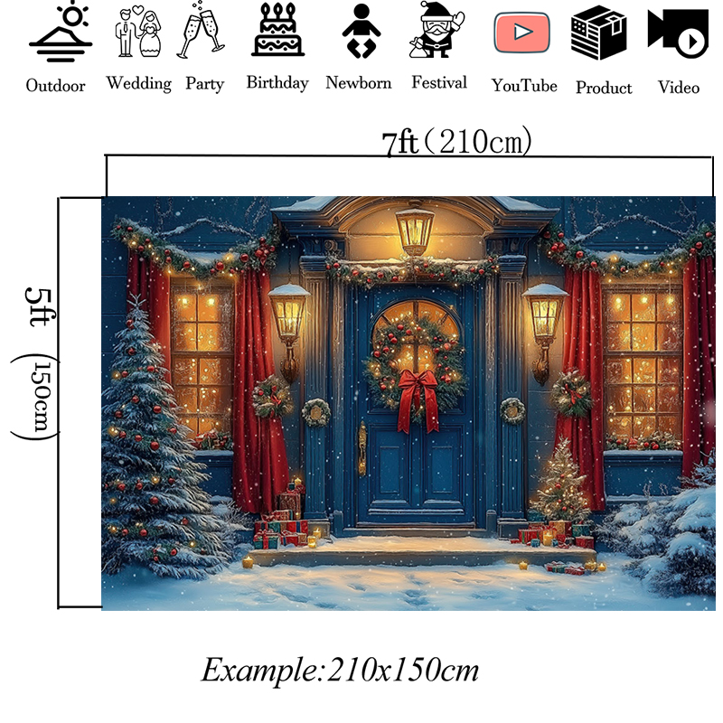 Mocsicka Christmas Blue House  - Photography Lighting Indoor recensione e prezzo