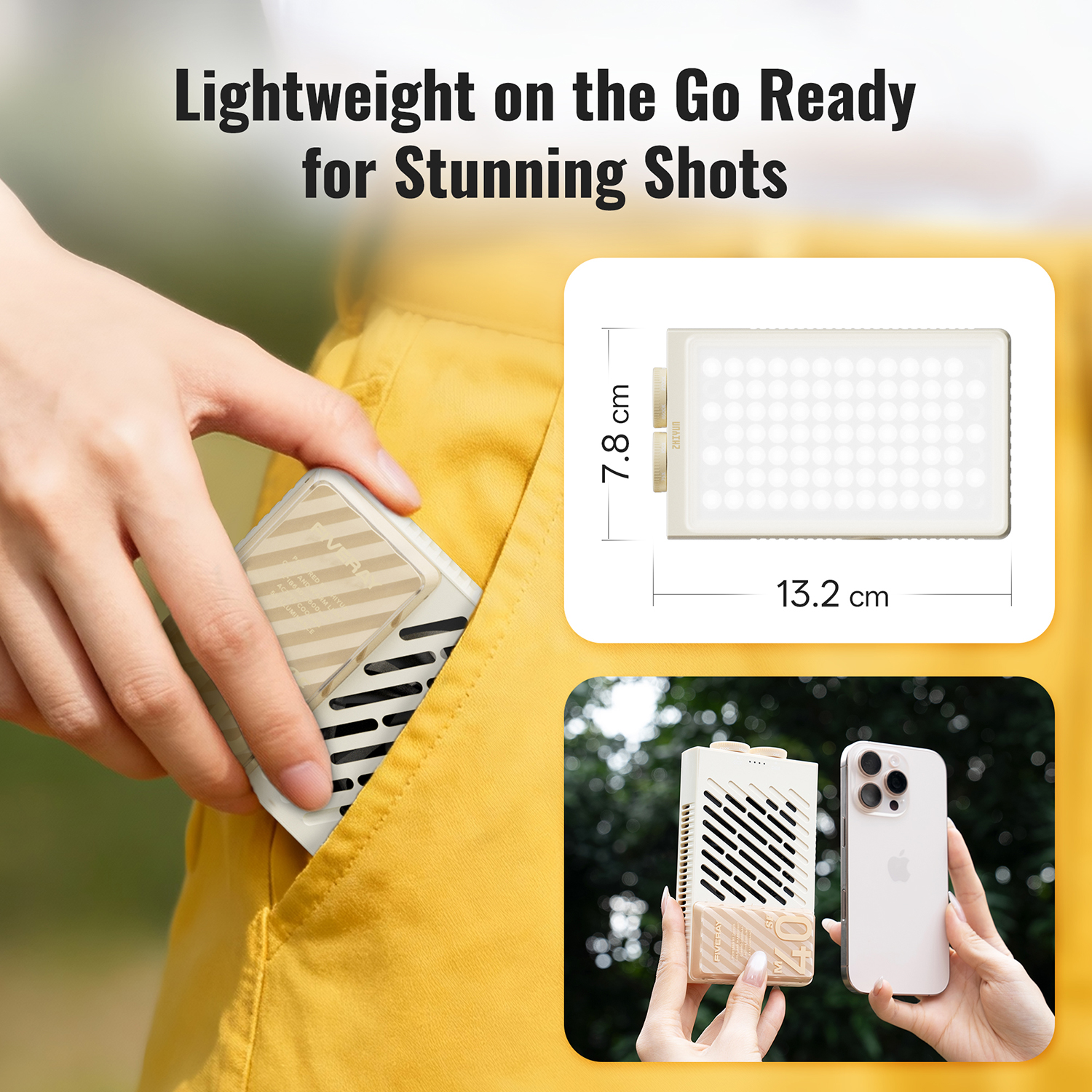 ZHIYUN Official FIVERAY M40 SE - Photography Lighting Handheld recensione e prezzo