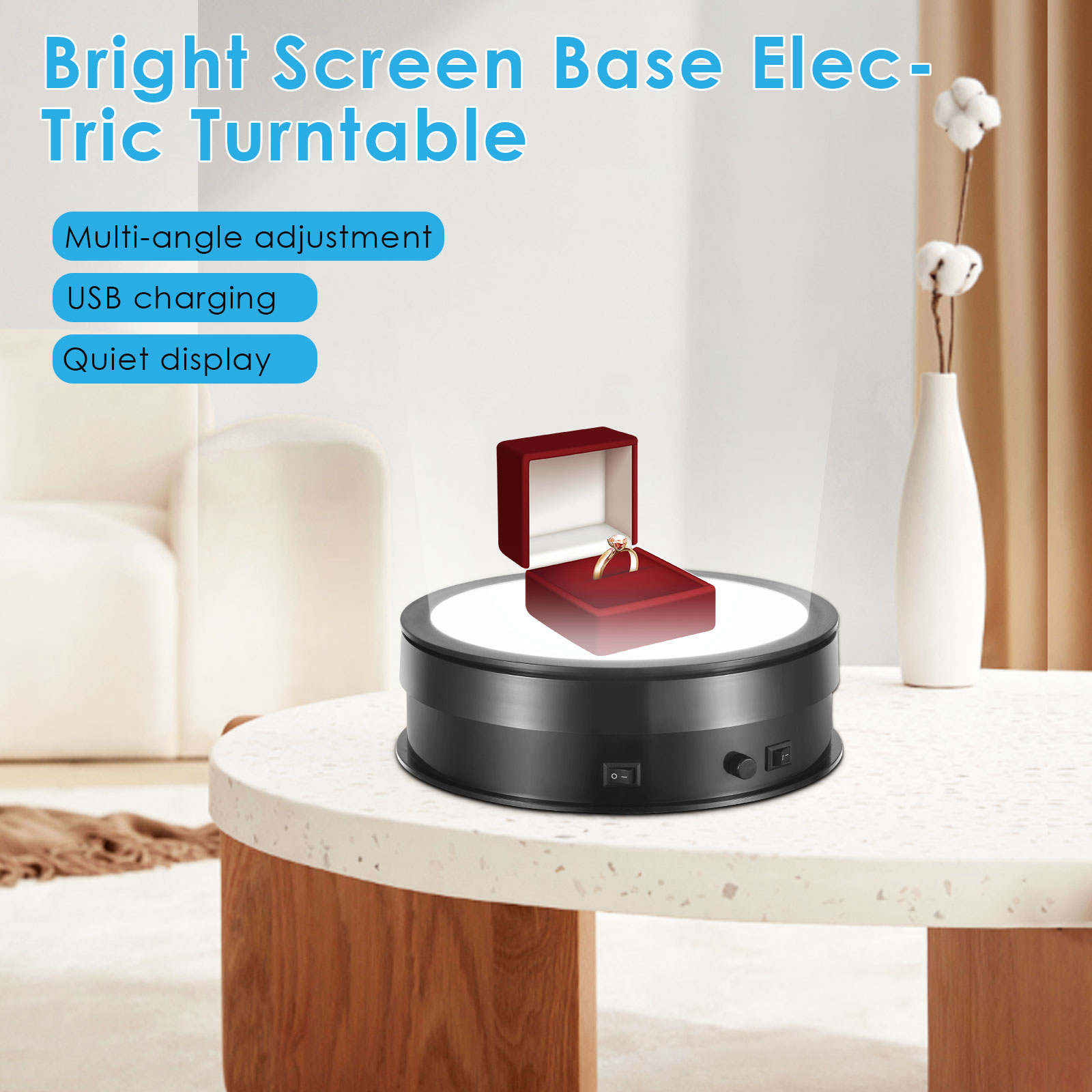 20 CM Lighting Base 360 Degree - Photography Lighting For Jewelry recensione e prezzo
