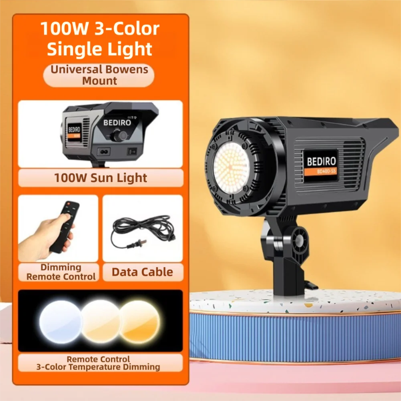 100W Studio Flash Light Bowens - Photography Lighting Angles recensione e prezzo
