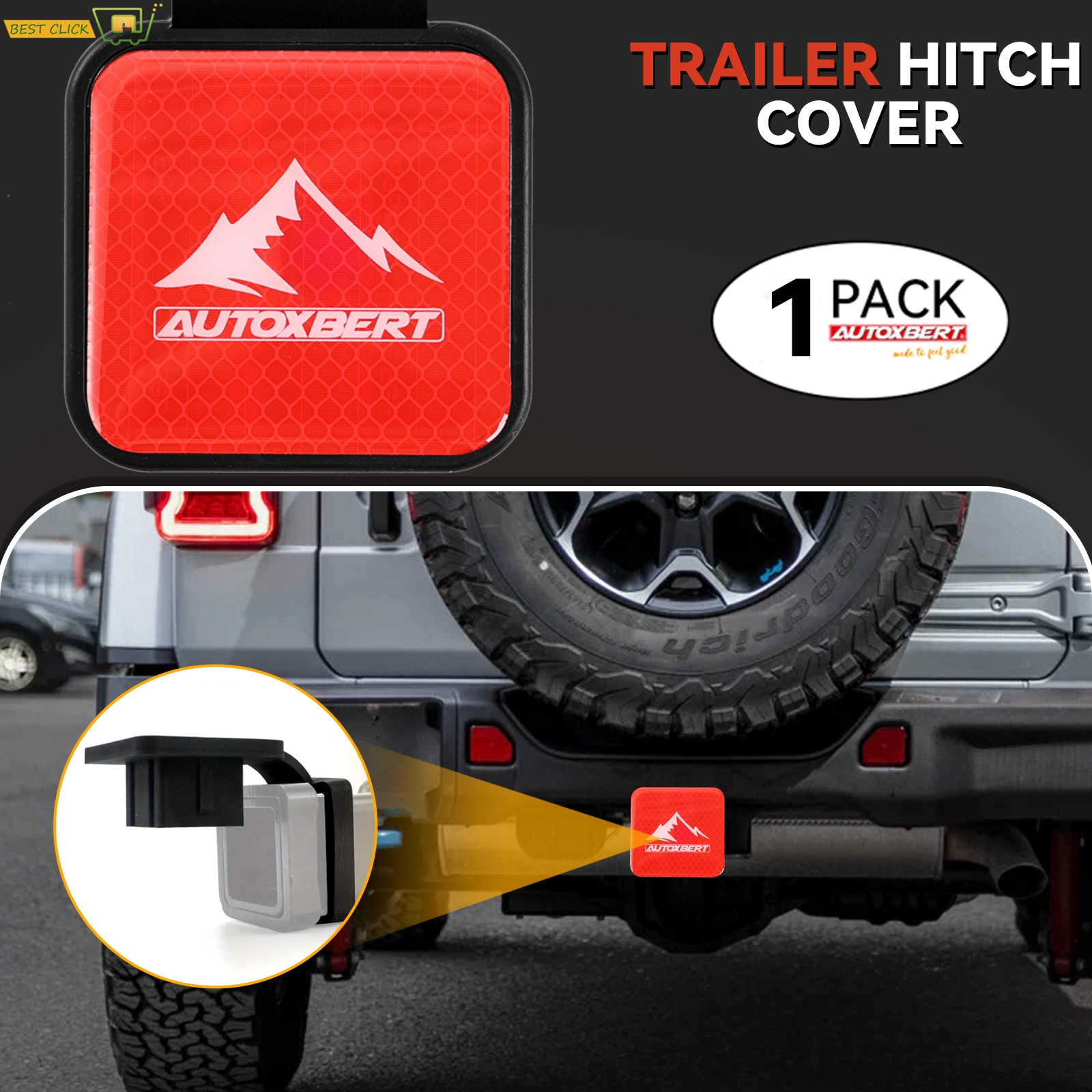 2'' Inch Trailer Hitch Cover P - Photography Lighting Uk recensione e prezzo