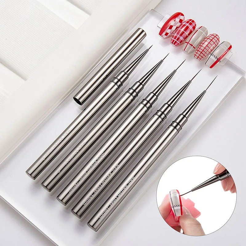 5pcs Nail Art Liner Brushes Se - Coloured Gel Set recensione e prezzo