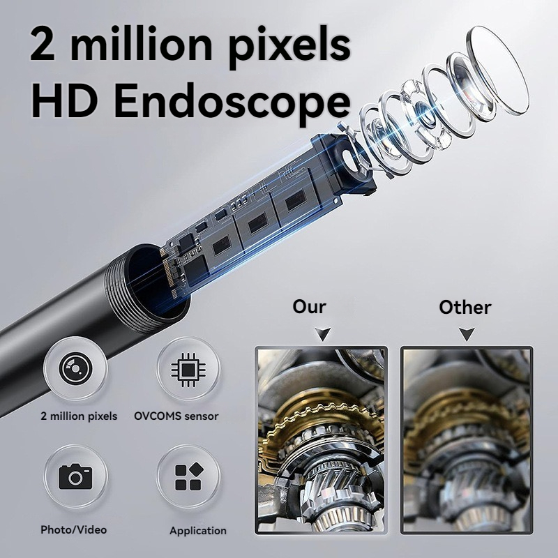 8mm Lens Industrial Endoscope, - Photography Lighting Effects recensione e prezzo