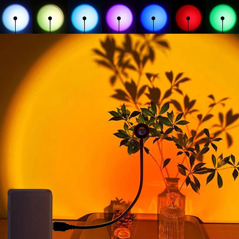 LED USB Sunset Lamp Projector  - Photography Lighting Portable recensione e prezzo