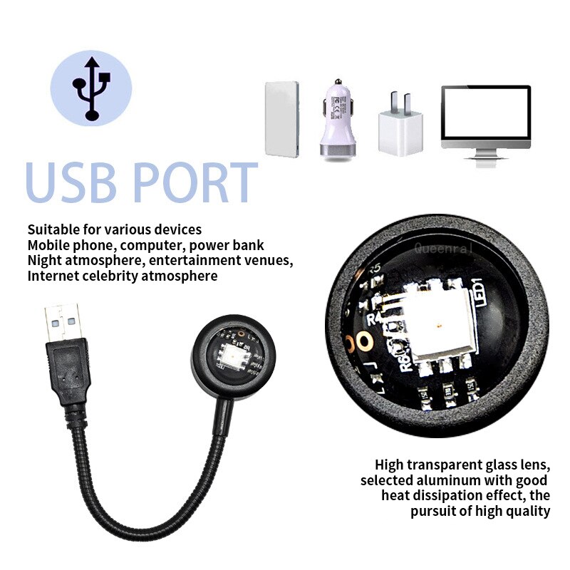 LED USB Sunset Lamp Projector  - Photography Lighting Portable recensione e prezzo