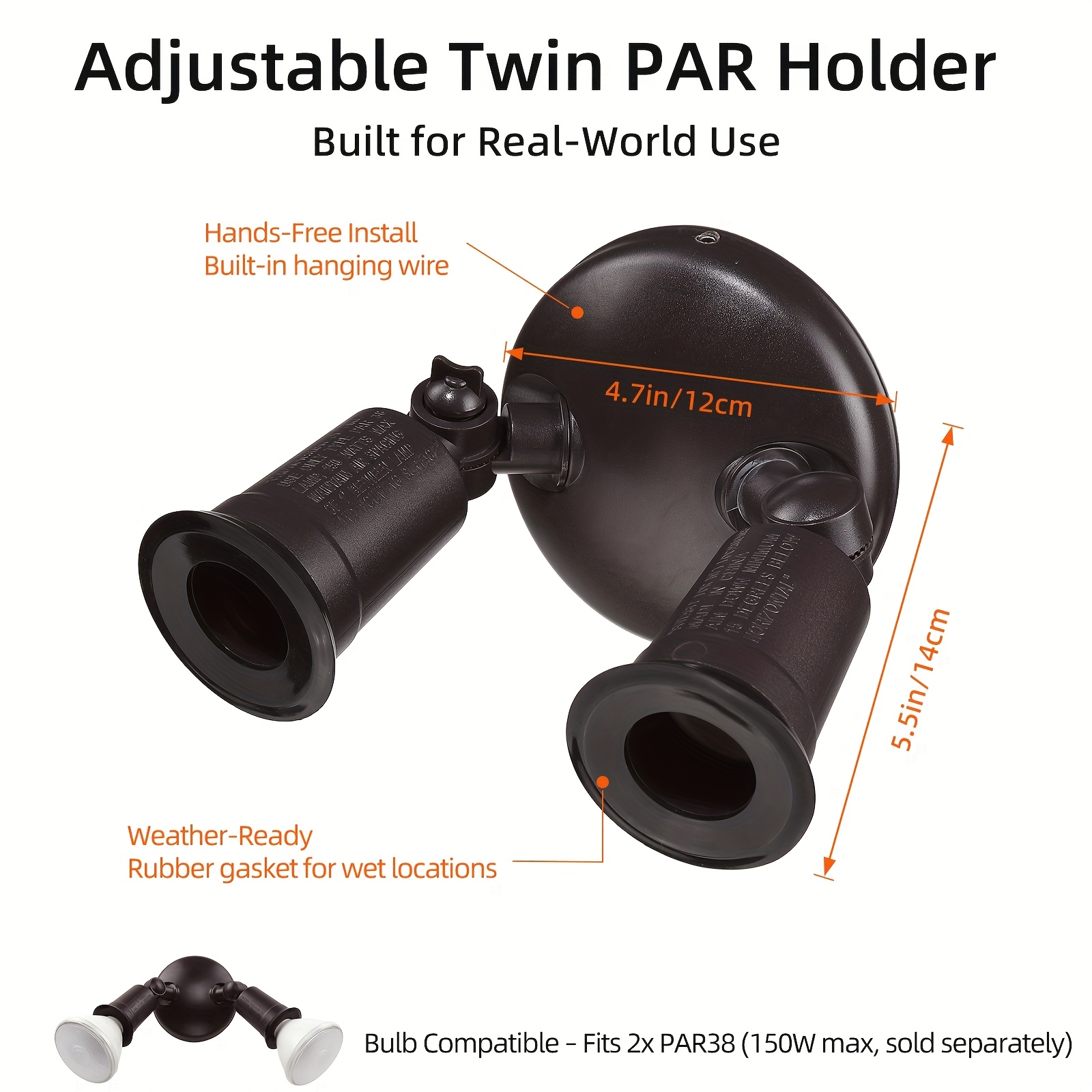 Set of Four Outdoor Floodlight - V Mount Battery recensione e prezzo