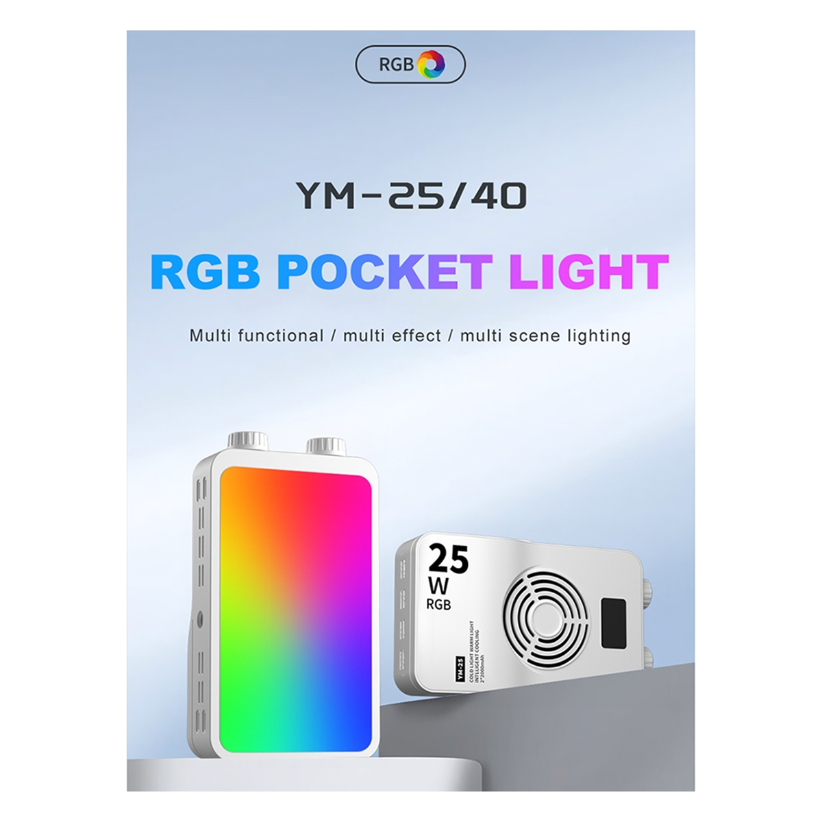 ABPS 25W RGB Full-Color Fill L - Photography Lighting Portable recensione e prezzo