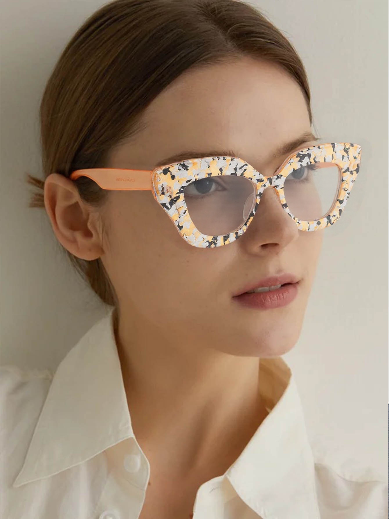 Large Frame Cat-Eye Floral Gla - Lighting Glass Photography recensione e prezzo