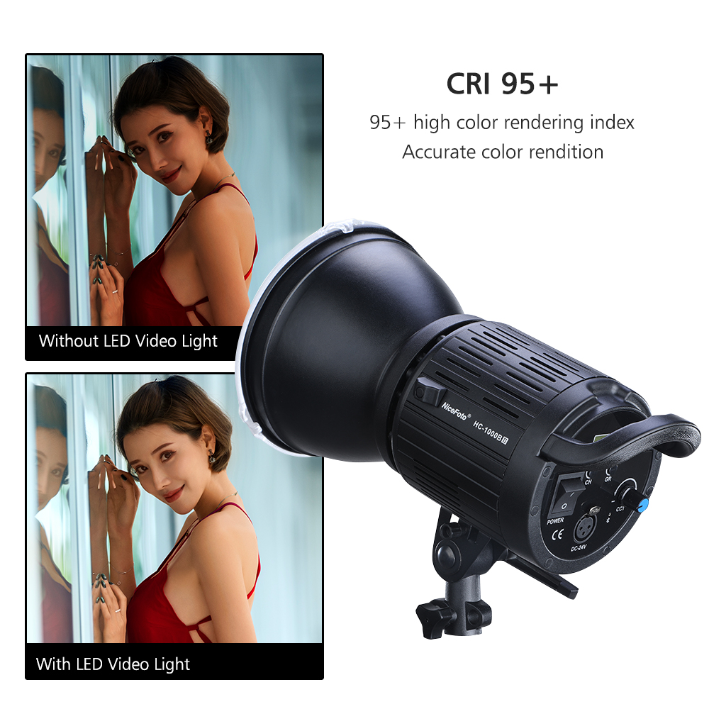 Adjustable Brightness NiceFoto - Photography Lighting Uk recensione e prezzo
