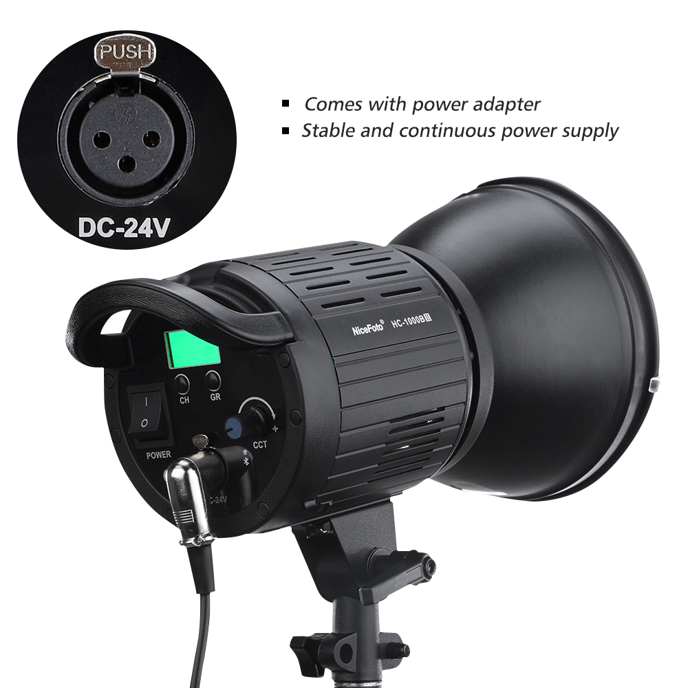 Adjustable Brightness NiceFoto - Photography Lighting Uk recensione e prezzo