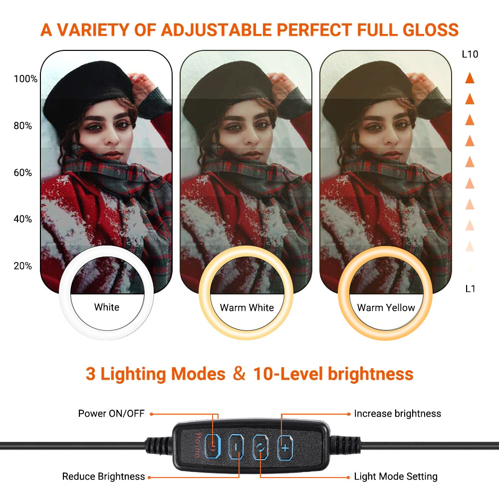 26cm 10 inch Led Ring Selfie L - Photography Lighting Effects recensione e prezzo
