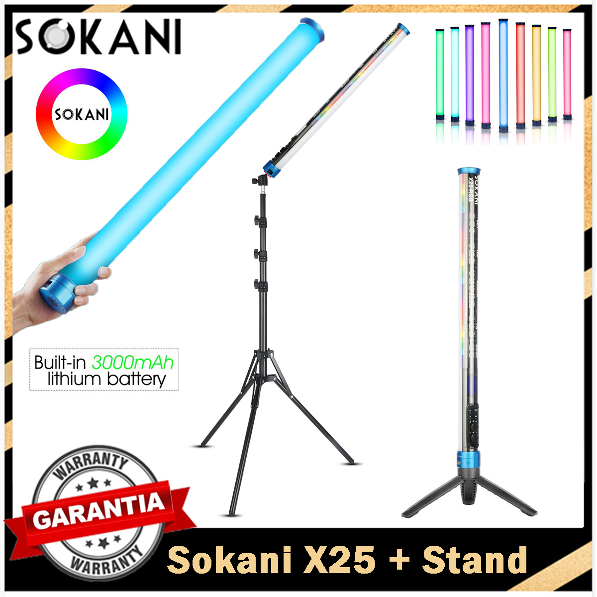 Sokani X25 RGB LED Video Light - Photography Lighting Wand recensione e prezzo