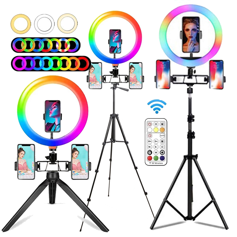 10 Inch RGB Ring Light With Re - Photography Lighting Wand recensione e prezzo