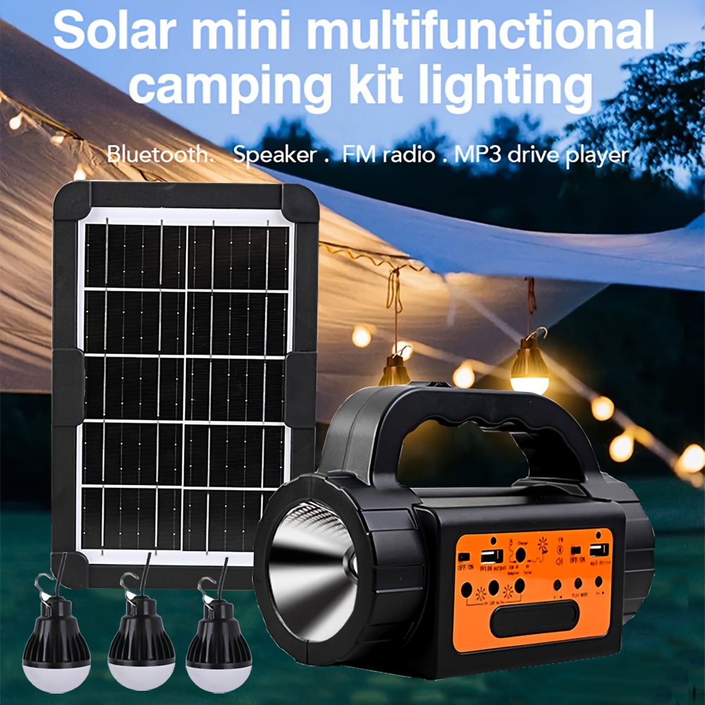 Solar Rechargeable Camping Lig - V Mount Battery recensione e prezzo