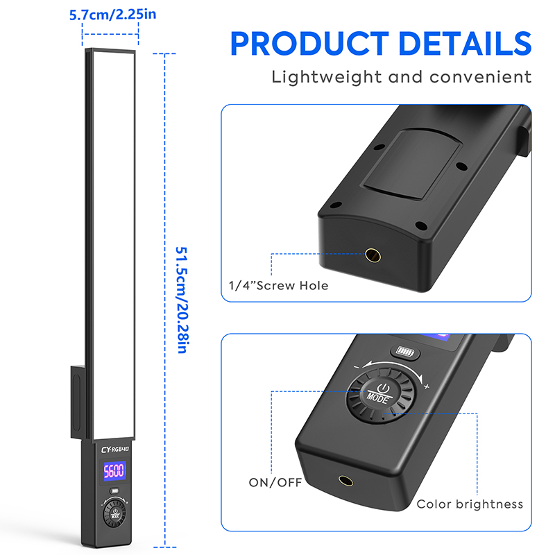 RGB Photography Strip Light 28 - Photography Lighting Wand recensione e prezzo