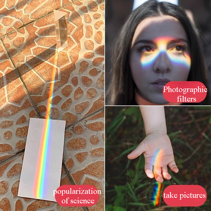 1PC Rainbow Triangular Prism K - Lighting Glass Photography recensione e prezzo