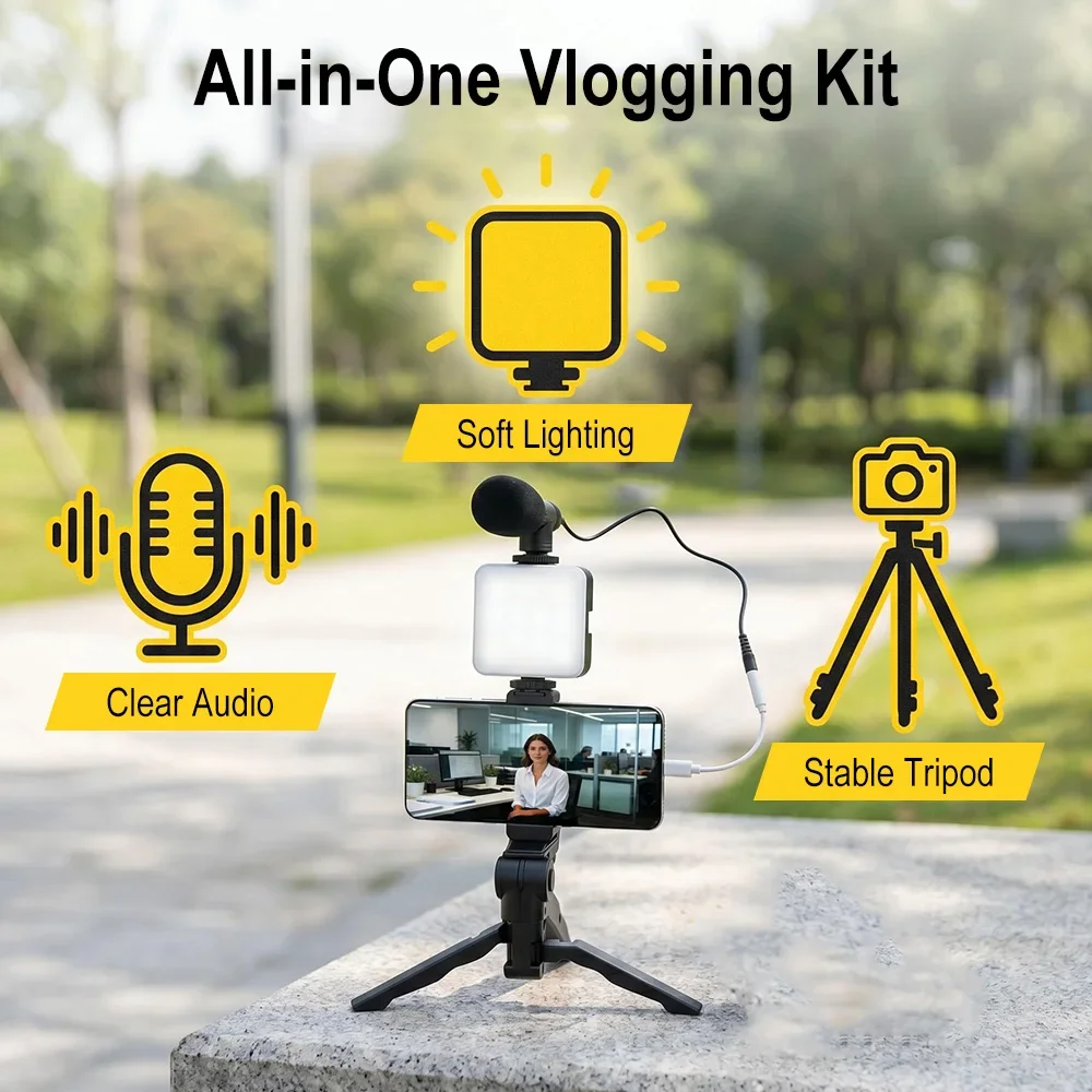 Smartphone Vlogging Kit Led Vi - Photography Lighting Handheld recensione e prezzo
