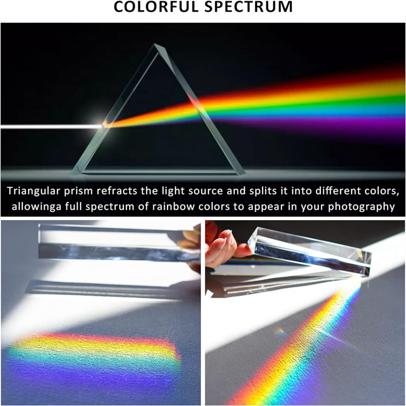 6Inch Optical Glass Triangular - Lighting Glass Photography recensione e prezzo