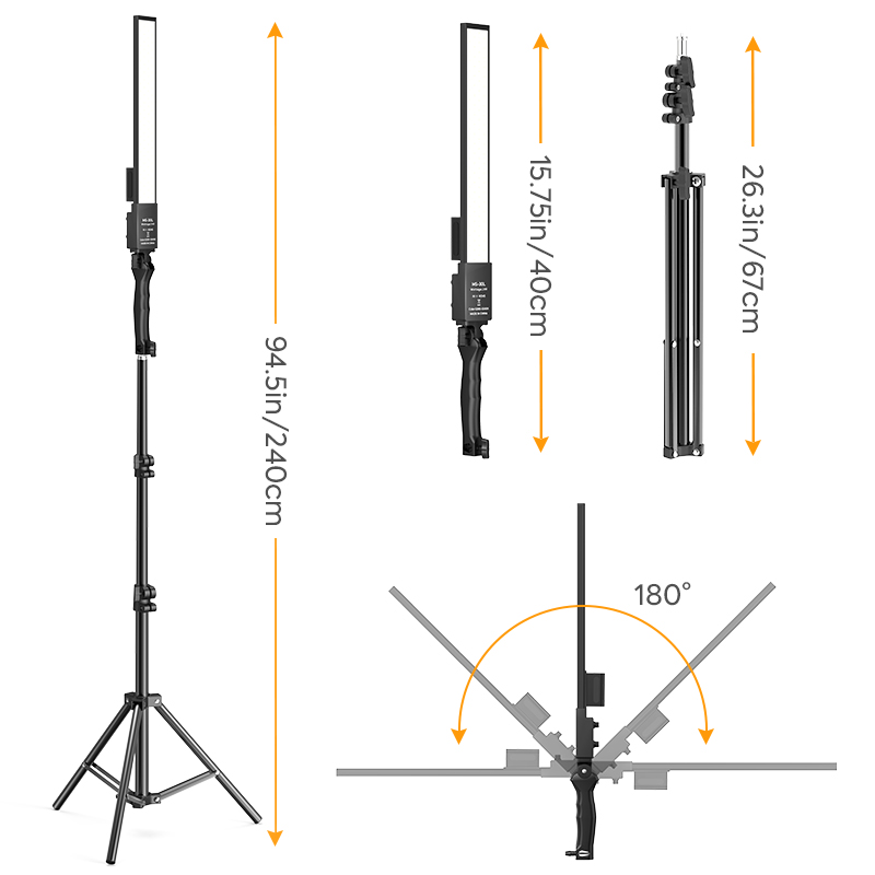 4pcs LED Photography Studio Li - Photography Lighting Wand recensione e prezzo