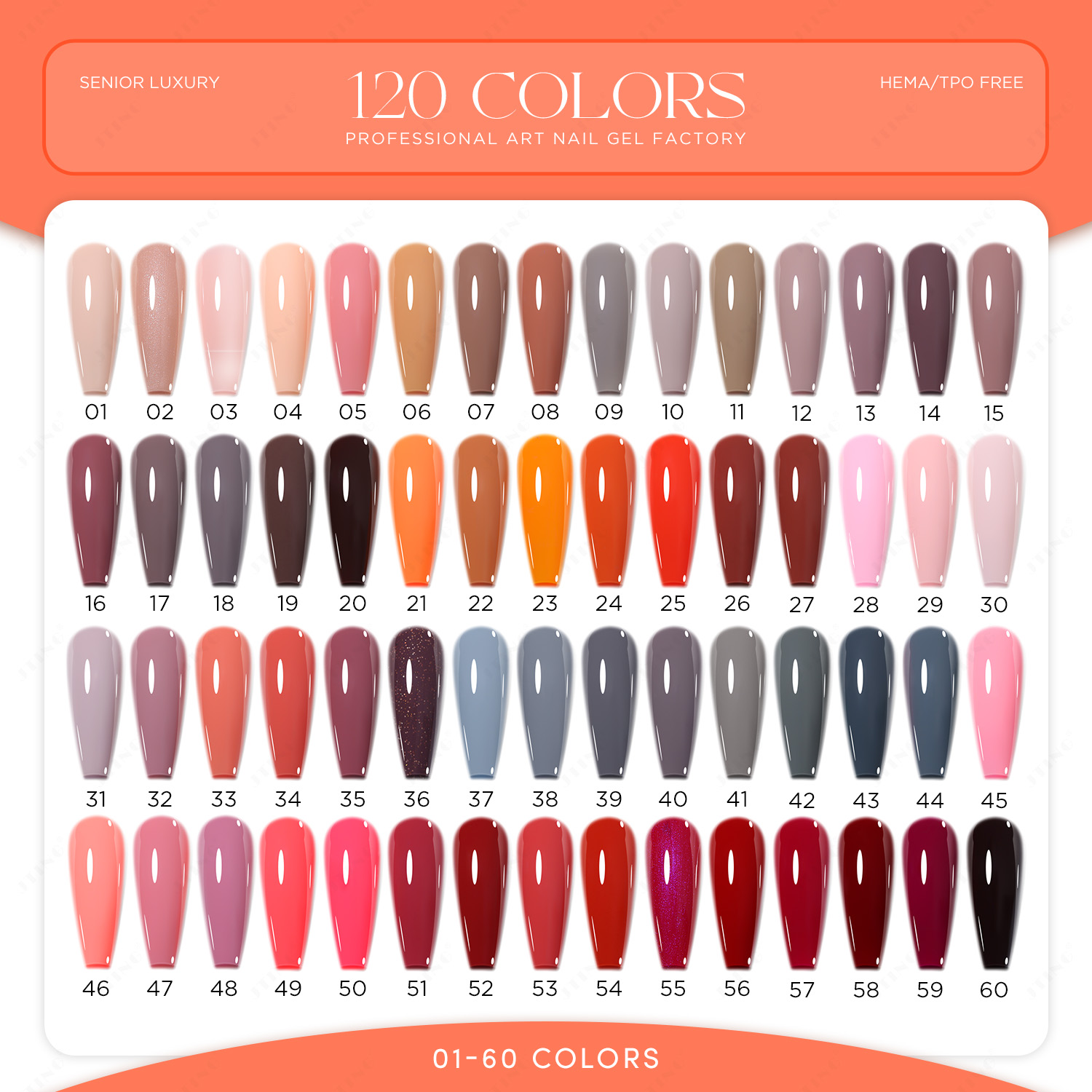 New 120 Color Series Nail Poli - Coloured Gel Set recensione e prezzo