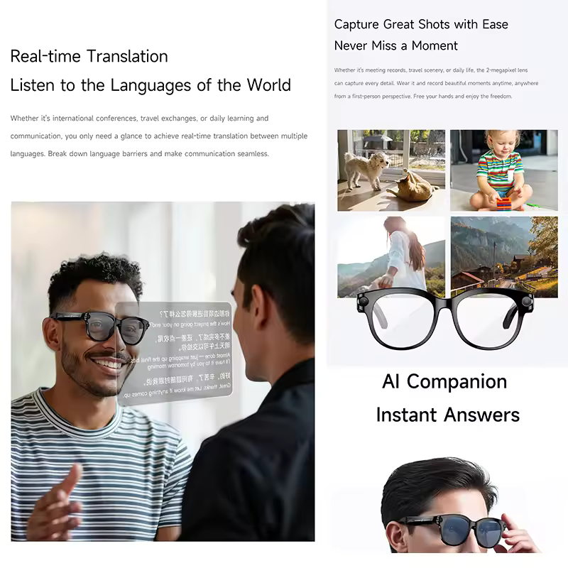 M89-S AI smart glasses equippe - Photography Lighting Effects recensione e prezzo