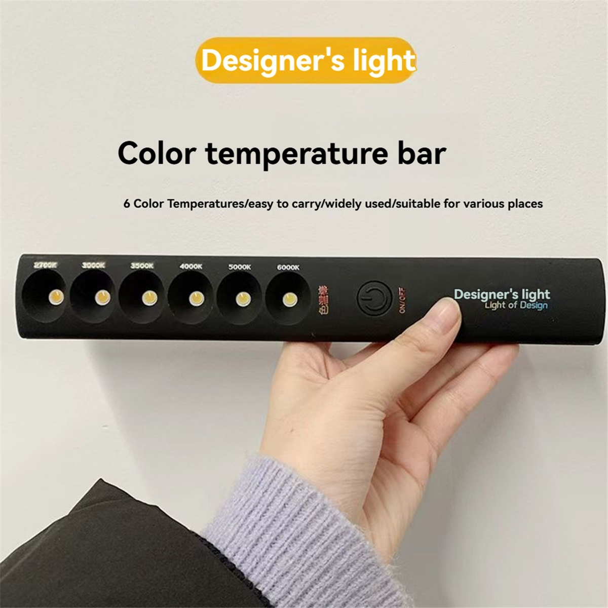 ABQR 6Modes Color Temperature  - Photography Lighting Wand recensione e prezzo