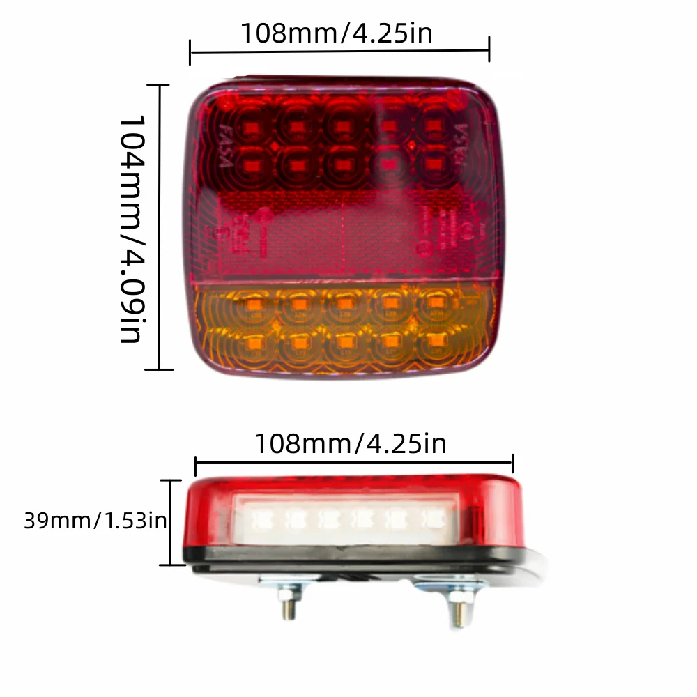 1 Set 12V Rear Towing Tail Lig - Photography Lighting Uk recensione e prezzo