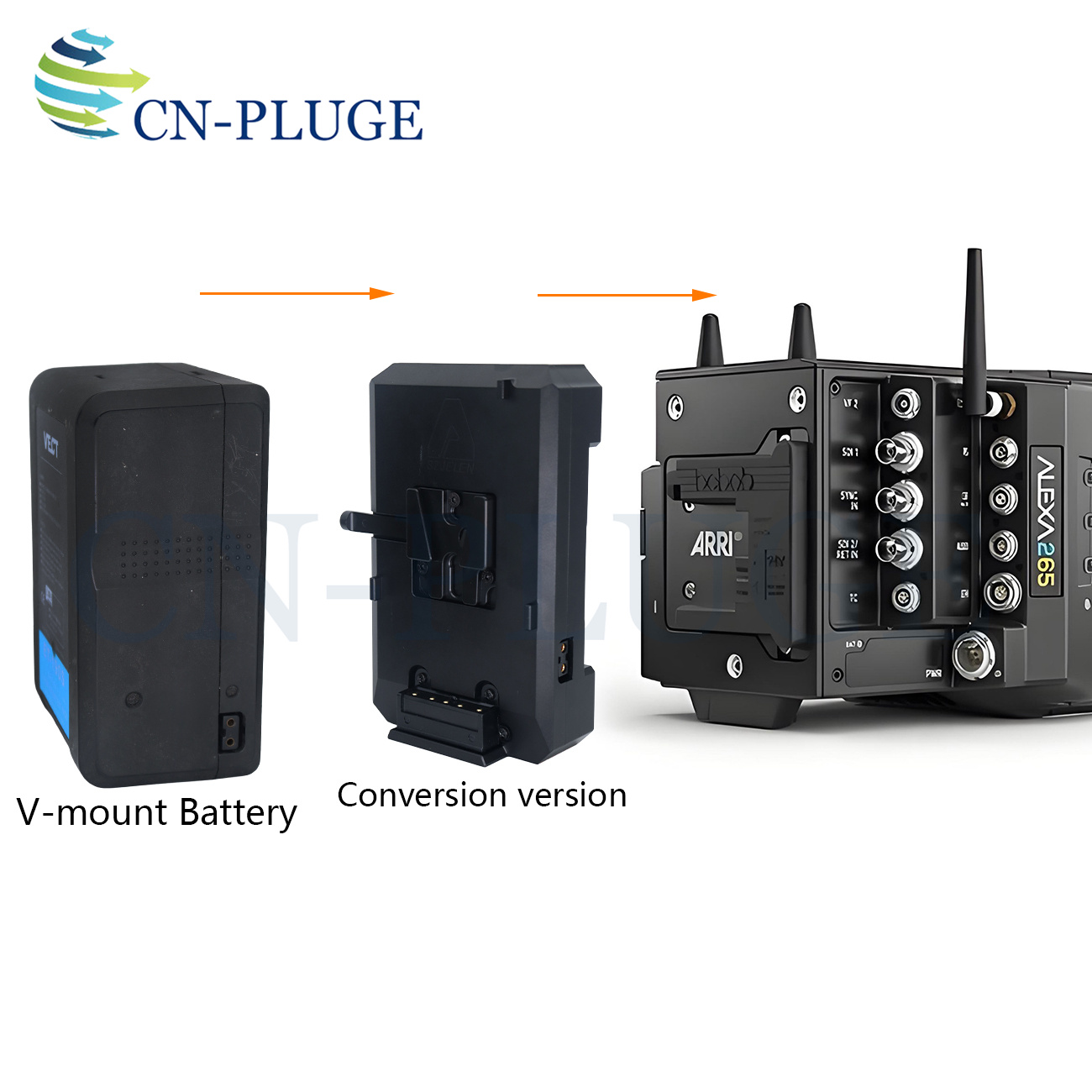 V-mount to B-mount Step-up Con - V Mount Battery recensione e prezzo